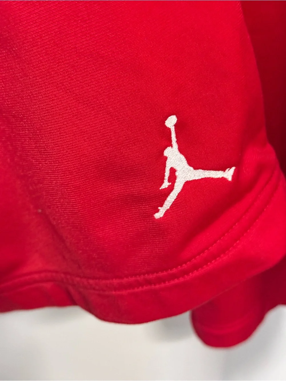 Jordan Jumpman Warm Up Pants Red White Ankle Zip Basketball Size L
